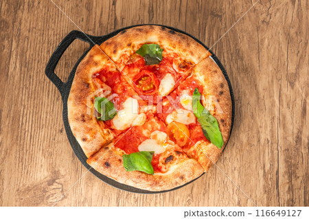 Mix pizza Italian delicious food mixture pizza 116649127