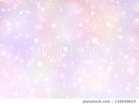 夢幻般的柔和色彩背景素材與淡淡的光跳舞 116649629