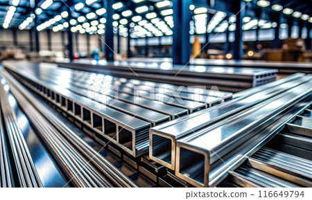 Photorealistic premises of a metal structure manufacturing plant 116649794