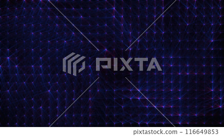 Abstract glowing purple disco wall with light bulbs abstract background 116649853