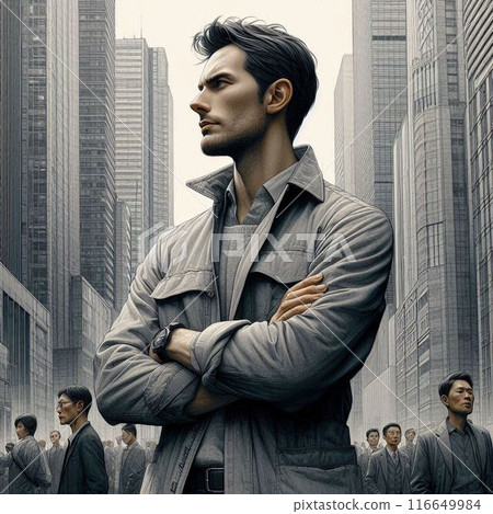 Businessman with arms folded Businessman with arms folded 116649984