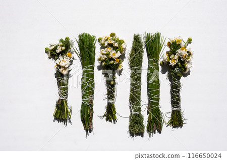 Smudge sticks dried for smoked home. 116650024