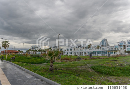 residential complex with white houses on the seashore in Cyprus 6 residential complex with white houses on the seashore in Cyprus 6 116651468