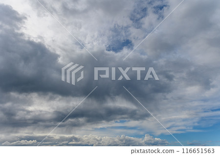 sky over the Mediterranean sea on a winter day in Cyprus 3 116651563