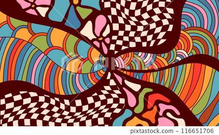 Abstract hippie decor. 116651706