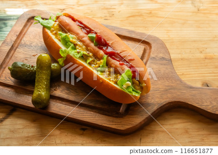 熱狗美國味道熱狗 熱狗美國味道熱狗 116651877