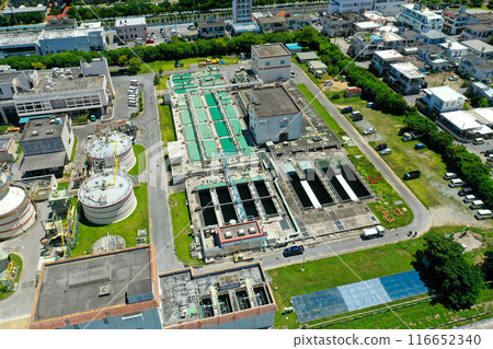 Sewage treatment facility in Nago City, northern Okinawa 116652340