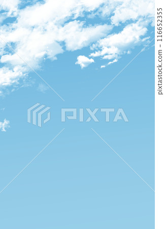 Background material_blue sky and clouds 116652355