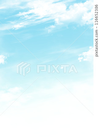 Background material_blue sky and clouds Background material_blue sky and clouds 116652386