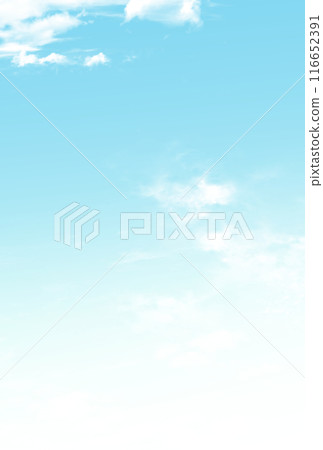 Background material_blue sky and clouds 116652391