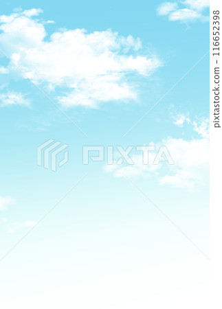 Background material_blue sky and clouds 116652398