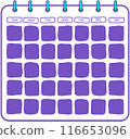 Munsley Calendar Illustration - Diary Design 116653096