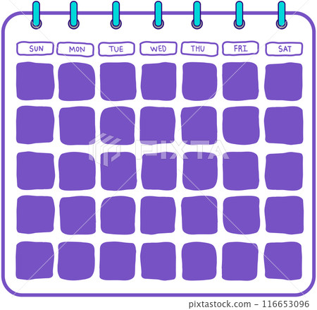 Munsley Calendar Illustration - Diary Design 116653096