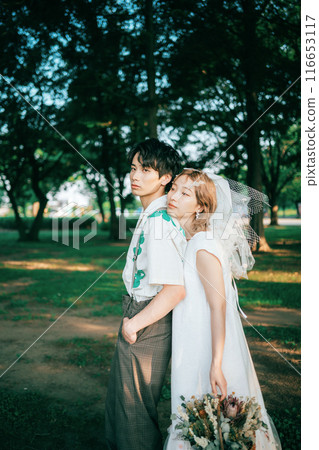 Picnic wedding, pre-wedding photo shoot 116653117