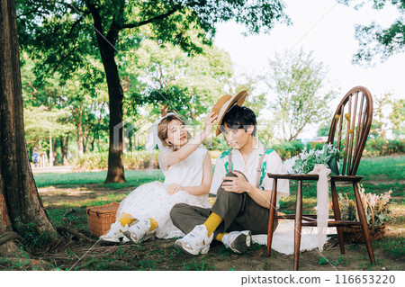 Picnic wedding, pre-wedding photo shoot Picnic wedding, pre-wedding photo shoot 116653220