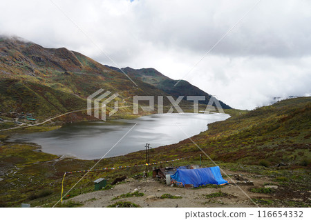 Elephant lake at Old Silk Route Sikkim 116654332