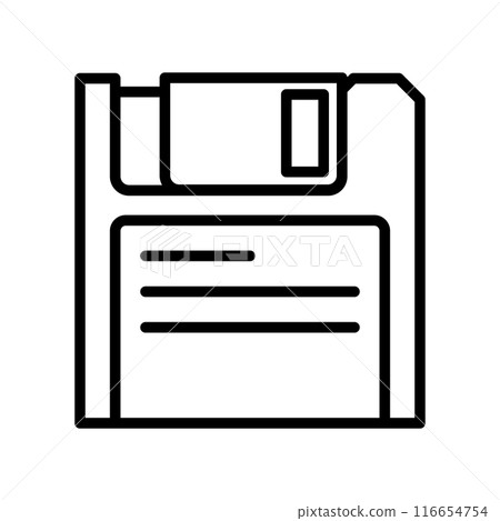Floppy disk icon. Floppy disk icon. 116654754