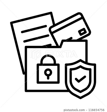 An icon representing privacy protection. An icon representing privacy protection. 116654756