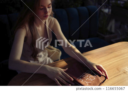beautiful teenage girl in a peach fluffy suit with a waistcoat in the old money style reads the Holy Bible and prays beautiful teenage girl in a peach fluffy suit with a waistcoat in the old money style reads the Holy Bible and prays 116655067