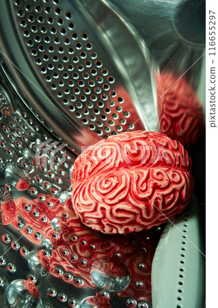Reprogramming the mind, a visual metaphor 116655297
