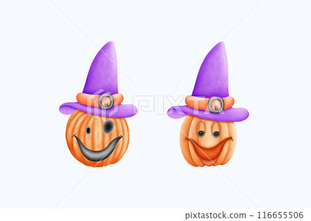 Cute Watercolor Fall Clipart - Download Cozy Autumn Illustration Cute Watercolor Fall Clipart - Download Cozy Autumn Illustration 116655506