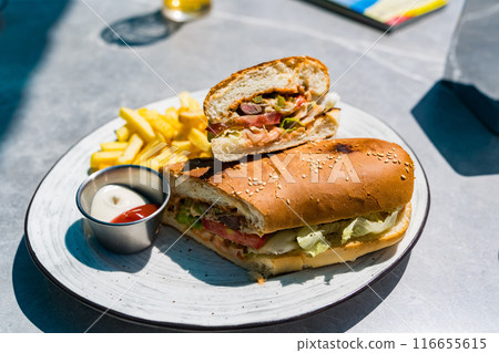 Kazakhstan Mangistau Hamburger 116655615