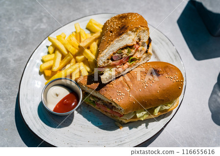 Kazakhstan Mangistau Hamburger 116655616