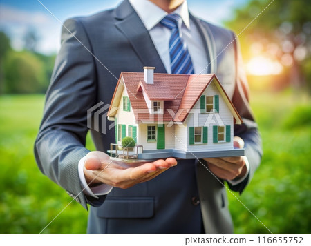 Selling a house concept. 116655752