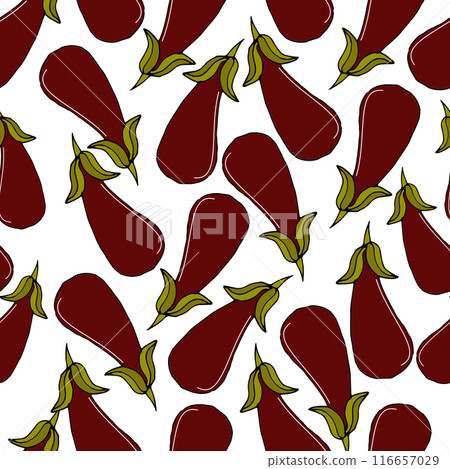 pattern ripe vegetables eggplant pattern ripe vegetables eggplant 116657029
