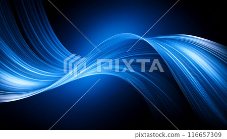 藍色曲線設計,生成AI,AI影像 藍色曲線設計,生成AI,AI影像 116657309