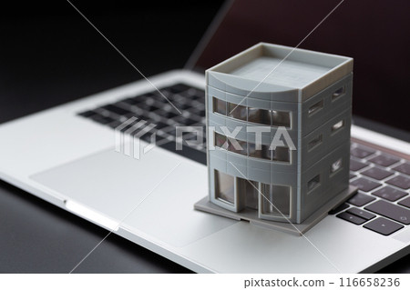 Office Building and Personal Computer 116658236