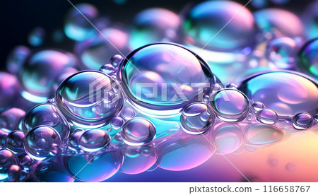 Background with bubbles, Generative AI, AI images 116658767
