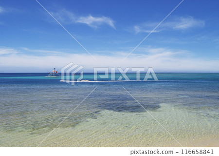 Okinawa's remote island sea 116658841