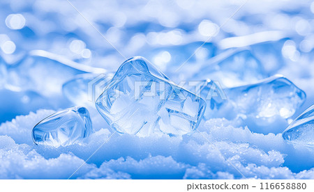 Ice texture, Generative AI, AI images 116658880