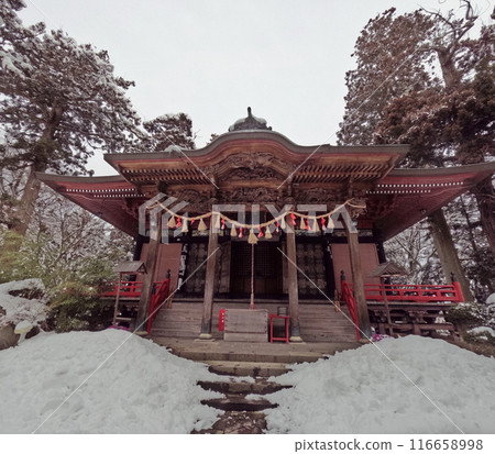奧州33觀音 大竹山興福寺 冬天 奧州33觀音 大竹山興福寺 冬天 116658998