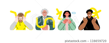 Creative Workspace: Video Conference, modern flat vector concept illustration of person engaging in virtual business meeting Connectivity, collaboration, digital interaction, remote work, productivity Creative Workspace: Video Conference, modern flat vector concept illustration of person engaging in virtual business meeting Connectivity, collaboration, digital interaction, remote work, productivity 116659720