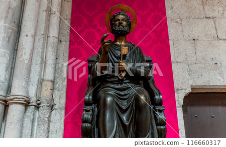 Cathedral Saint Peter, Lisieux, calvados, normandy, France 116660317