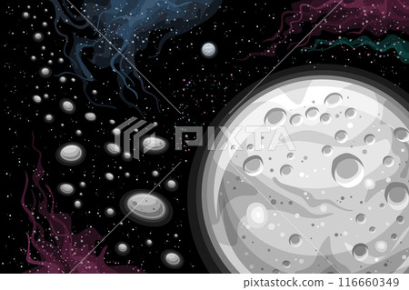 Vector Fantasy Space Chart Vector Fantasy Space Chart 116660349