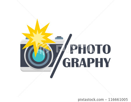 Camera icon in flat style. Photography vector illustration on isolated background. Photo sign business concept. Camera icon in flat style. Photography vector illustration on isolated background. Photo sign business concept. 116661005