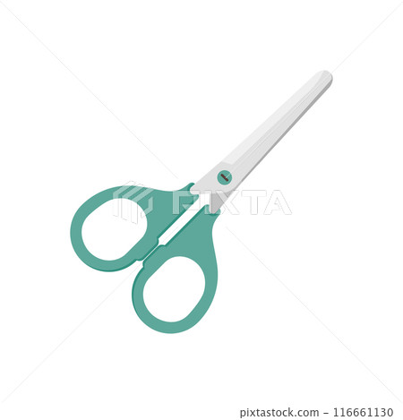 Scissor icon in flat style. Cutting hair equipment vector illustration on isolated background. Hairdressing sign business concept. Scissor icon in flat style. Cutting hair equipment vector illustration on isolated background. Hairdressing sign business concept. 116661130