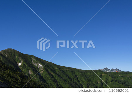 山脊線另一側的立山連峰 山脊線另一側的立山連峰 116662001