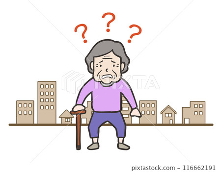 老婦人四處遊蕩 老婦人四處遊蕩 116662191