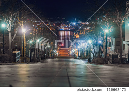 [#函館]八幡坂的夜景 116662473