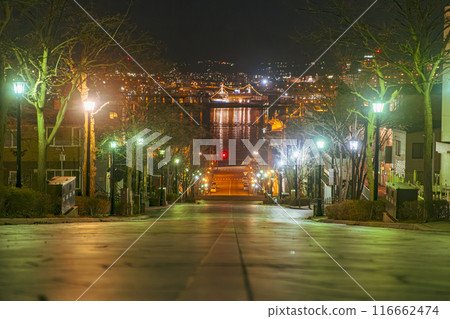 [#函館]八幡坂的夜景 116662474