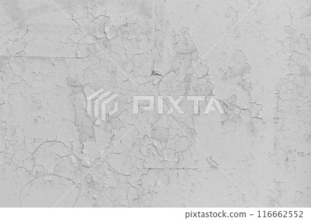 Old White Grey Light Peeling Paint Plaster Cracked Cement Wall Texture Background Structure Old White Grey Light Peeling Paint Plaster Cracked Cement Wall Texture Background Structure 116662552