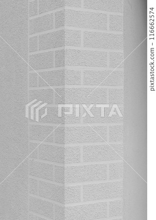 Angle Grey Column Element Detail Architecture Object Brick Abstract Pattern Exterior 116662574