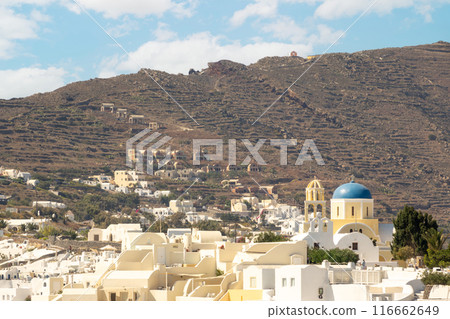 Santorini Caldera with Exotic Hotels 116662649