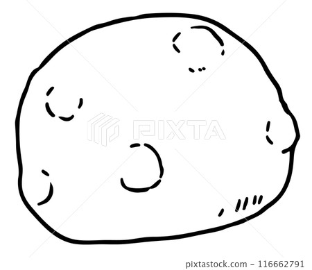 Bean Daifuku line drawing 116662791