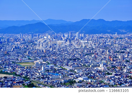 Aerial view of Sapporo city Aerial view of Sapporo city 116663105