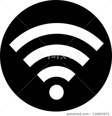Wi-Fi icon mark Wi-Fi icon mark 116663872